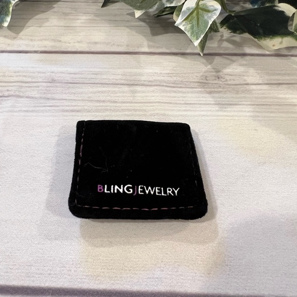 BLING JEWELRY sterling silver floral drop earrings - Picture 3 of 5